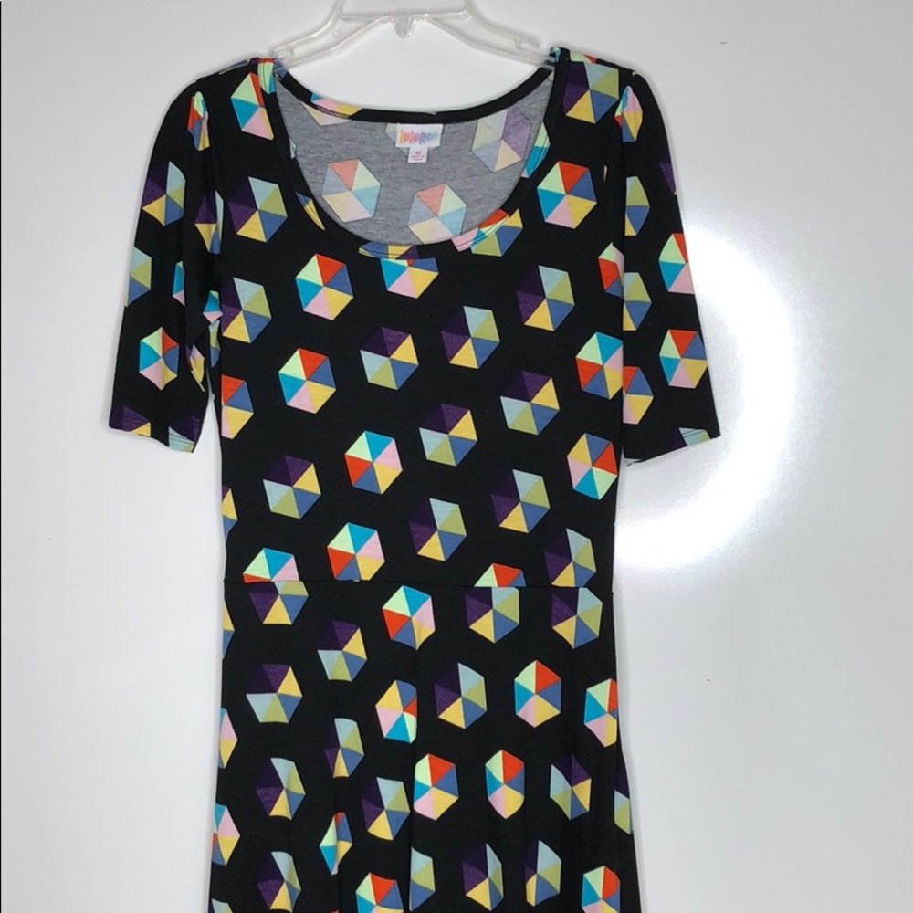 LuLaRoe Ana hexagon maxi dress